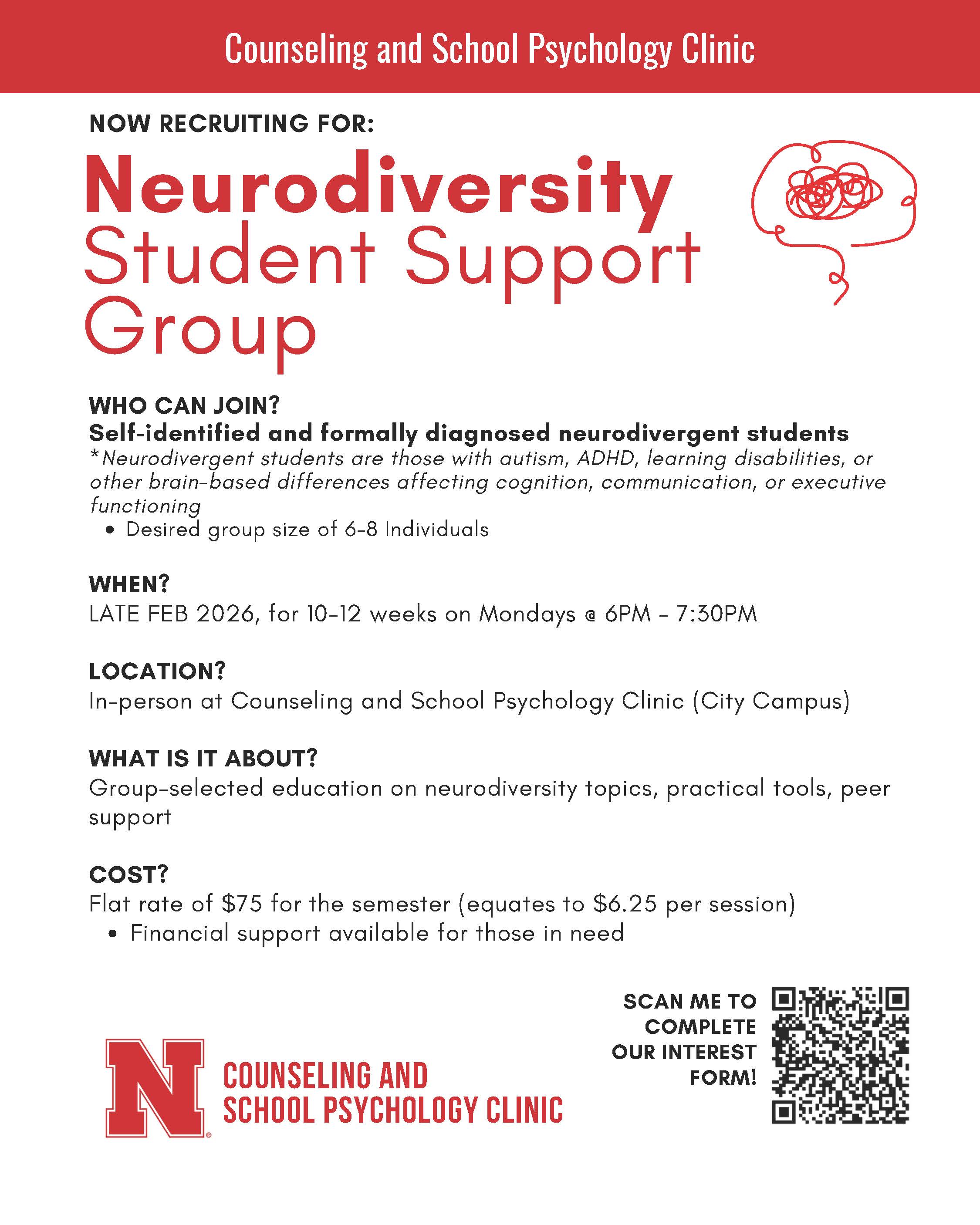 Neurodivergent Student Support Group