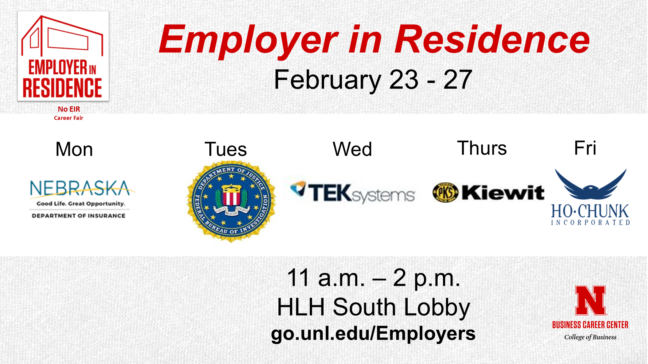 Check Out the Schedule for February 23-27