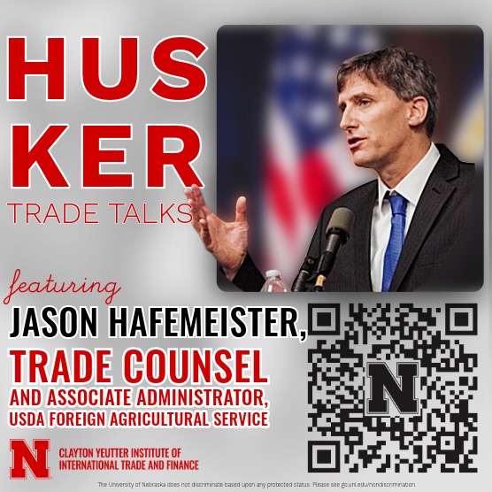 Decorative flyer with Jason Hafemeister's headshot