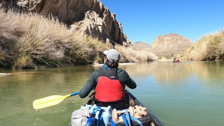Rio Grande River canoeing.