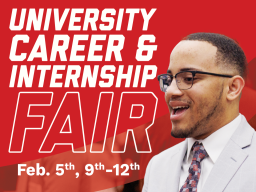 Promotional image for career fair