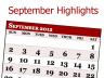 September highlights
