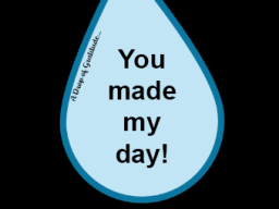 Just one drop makes a difference!