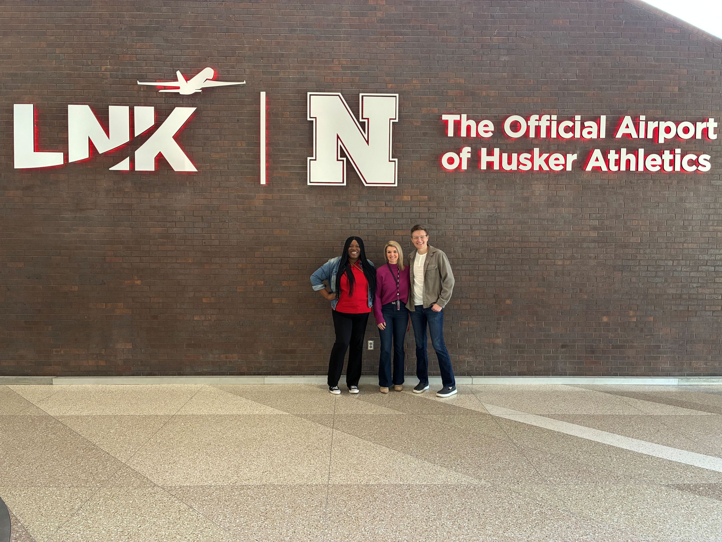 ASC Chairs Jerri and Zac meeting with Rachel Marketing Director at LNK