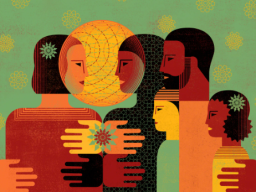 Colorful image of people, hands, and globe representing ethnic studies