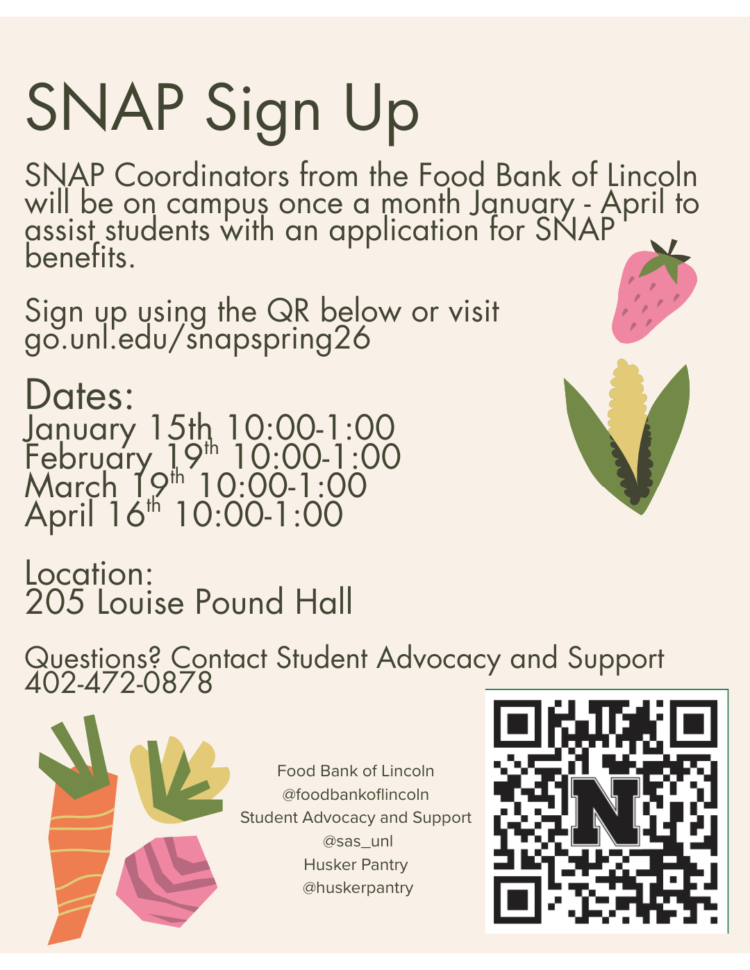 SNAP Benefits and Enrollment with Food Bank of Lincoln Sign Up