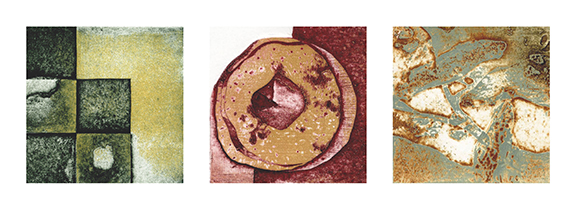 Allie Wheeler, &ldquo;Records,&rdquo; 2026. 10&rdquo; x 12&rdquo;. Intaglio Collagraph. 