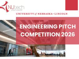 Information sessions for the 2026 Engineering Pitch Competition will be March 3-4.