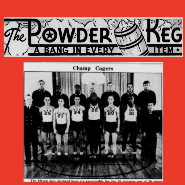 The Naval Ammunition Depot, in Hastings, NE, produced its own newspaper and inclusive basketball team. 