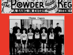 The Naval Ammunition Depot, in Hastings, NE, produced its own newspaper and inclusive basketball team. 