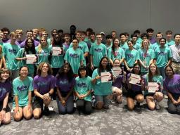 Participants at previous  &ldquo;Innovate: The Raikes School Way&rdquo; Computer Science Camp