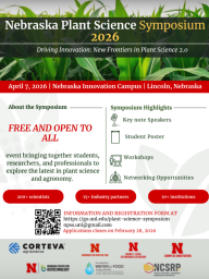  Nebraska Plant Science Symposium 2026, April 7.