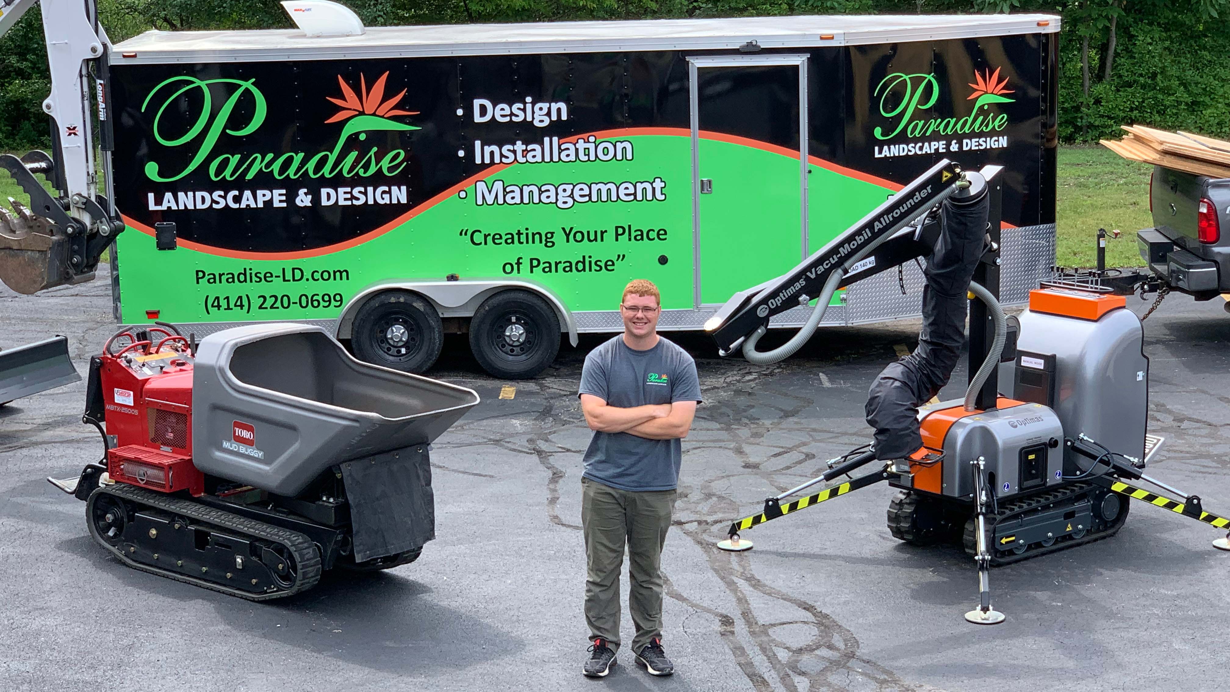 Mars graduated from Nebraska in 2022 and returned to Wisconsin to continue to own and operate Paradise Landscape & Design, where he remains today.