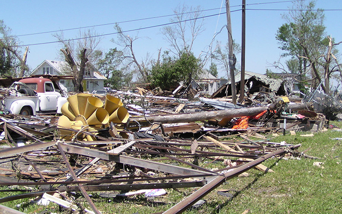 Hallam Tornado Damage