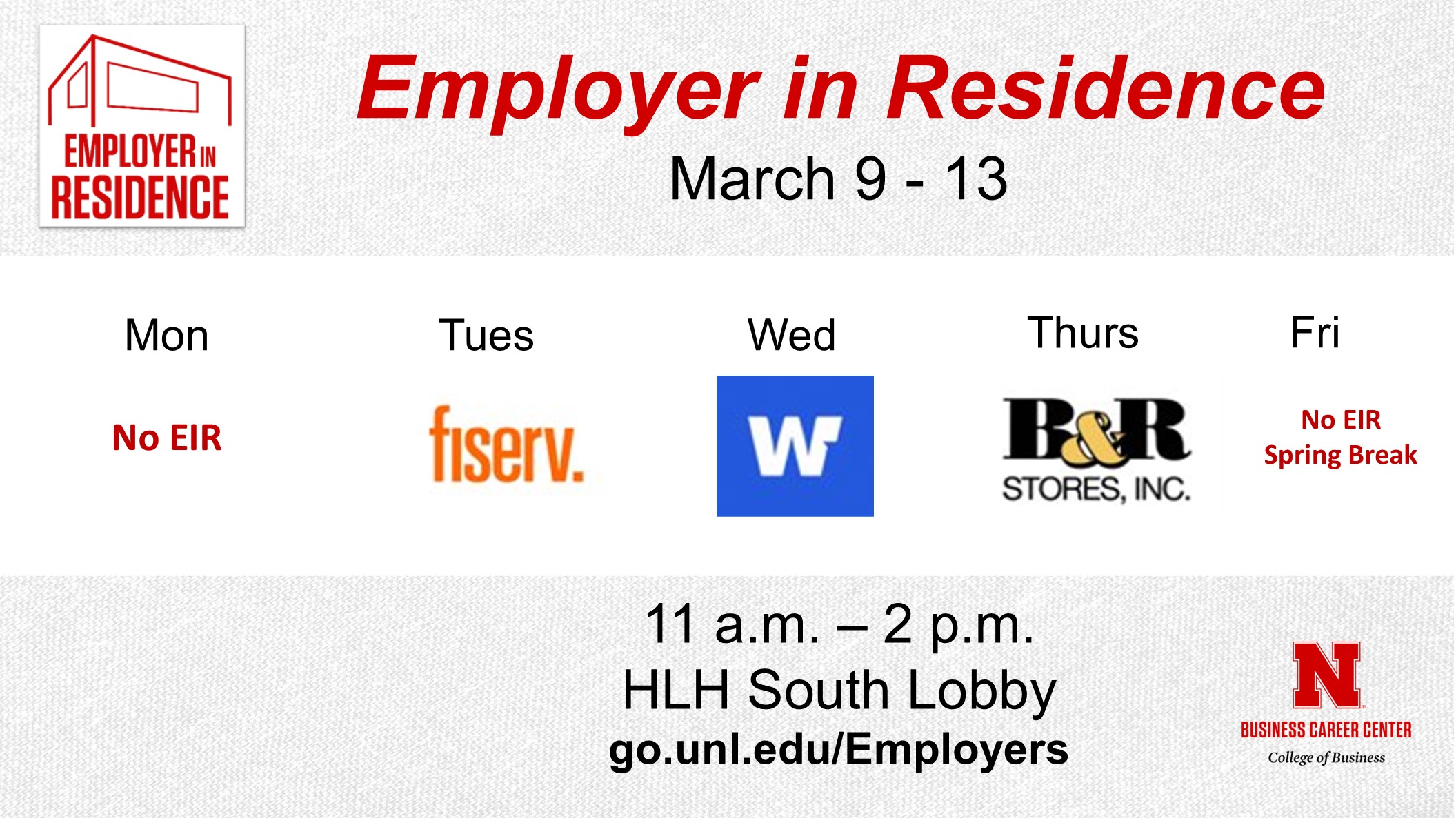 Check Out the Schedule for March 9-13