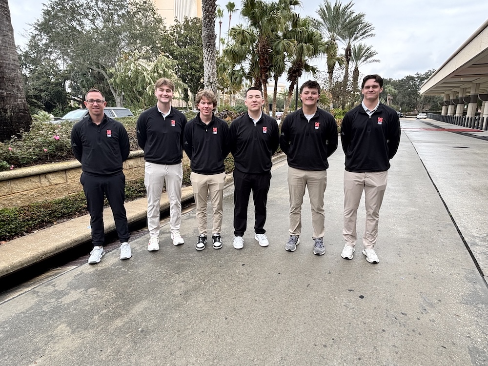 Students at the Golf Course Superintendent Association of America conference in Orlando, Fla. From left to right, Joe Herman, Jaden Krenzer, Ryan Knipping, Josh Hong, Riley Dinslage, and Nate Agosta.