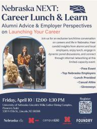 Nebraska NEXT: Career Lunch and Learn April 10