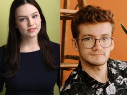 Left to right: Teagan Bade, Emerson Mattson, Adian Upton and Joey Westerdale are among the cast of the Nebraska Repertory Theatre&rsquo;s &ldquo;Bright Star.&rdquo;