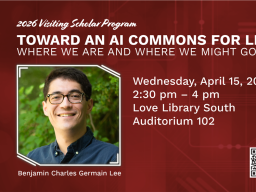 This presentation on AI is sponsored by the UNL Libraries.