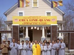 Binh Danh, "Buddhist Community of Lincoln (Chua Linh Quang)," 2011, archival pigment print. 16" x 20". Sheldon Museum of Art, University of Nebraska&ndash;Lincoln. Gift of the artist.