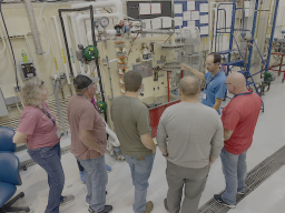 Dr. Hunter Flodman leading a PCE demonstration.