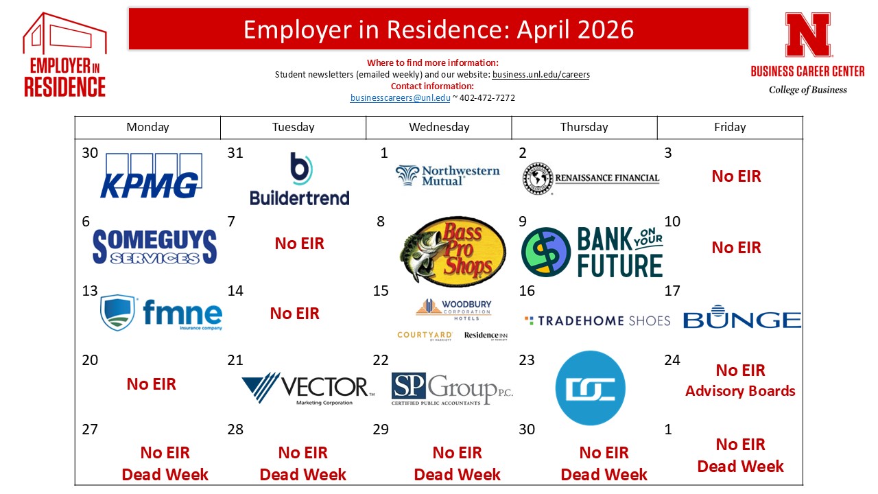 2026 April | Employer in Residence