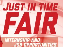 Just in time fair poster