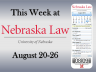 This Week at Nebraska Law