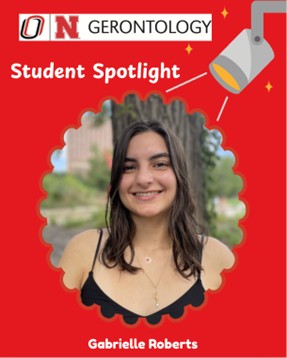 Gerontology student spotlight: Gabrielle Roberts