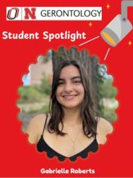 Gerontology student spotlight: Gabrielle Roberts