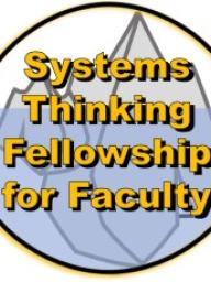 Iceberg image with text, Systems Thinking Fellowship for Faculty