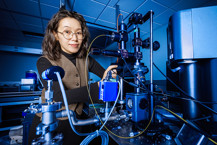 Yanan (Laura) Wang received a Department of Energy Early Career Research Program Award to support her work on building a &ldquo;bridge&rdquo; that enables individual quantum computers to communicate and network more easily.