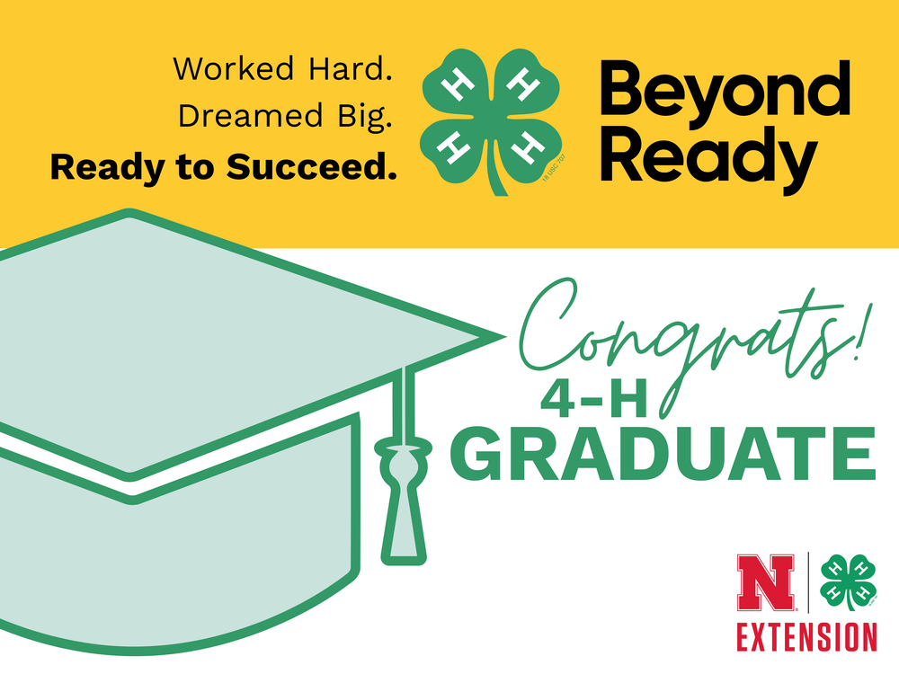 Beyond Ready Graduation Yard Sign