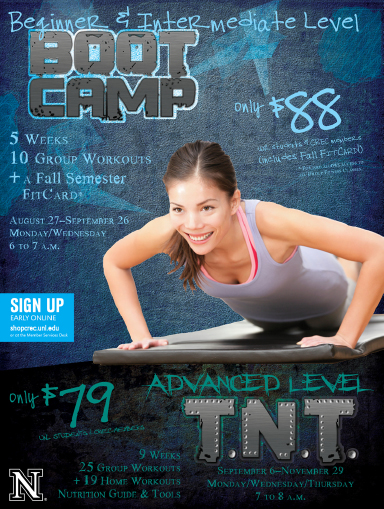 Bootcamp Fitness begins Monday, Aug. 27