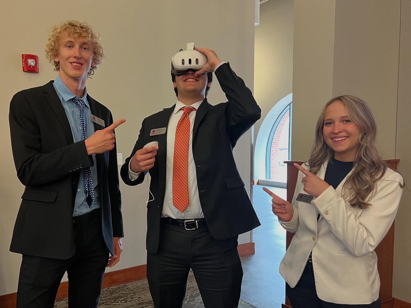 Students at the 2025 Design Studio Showcase.