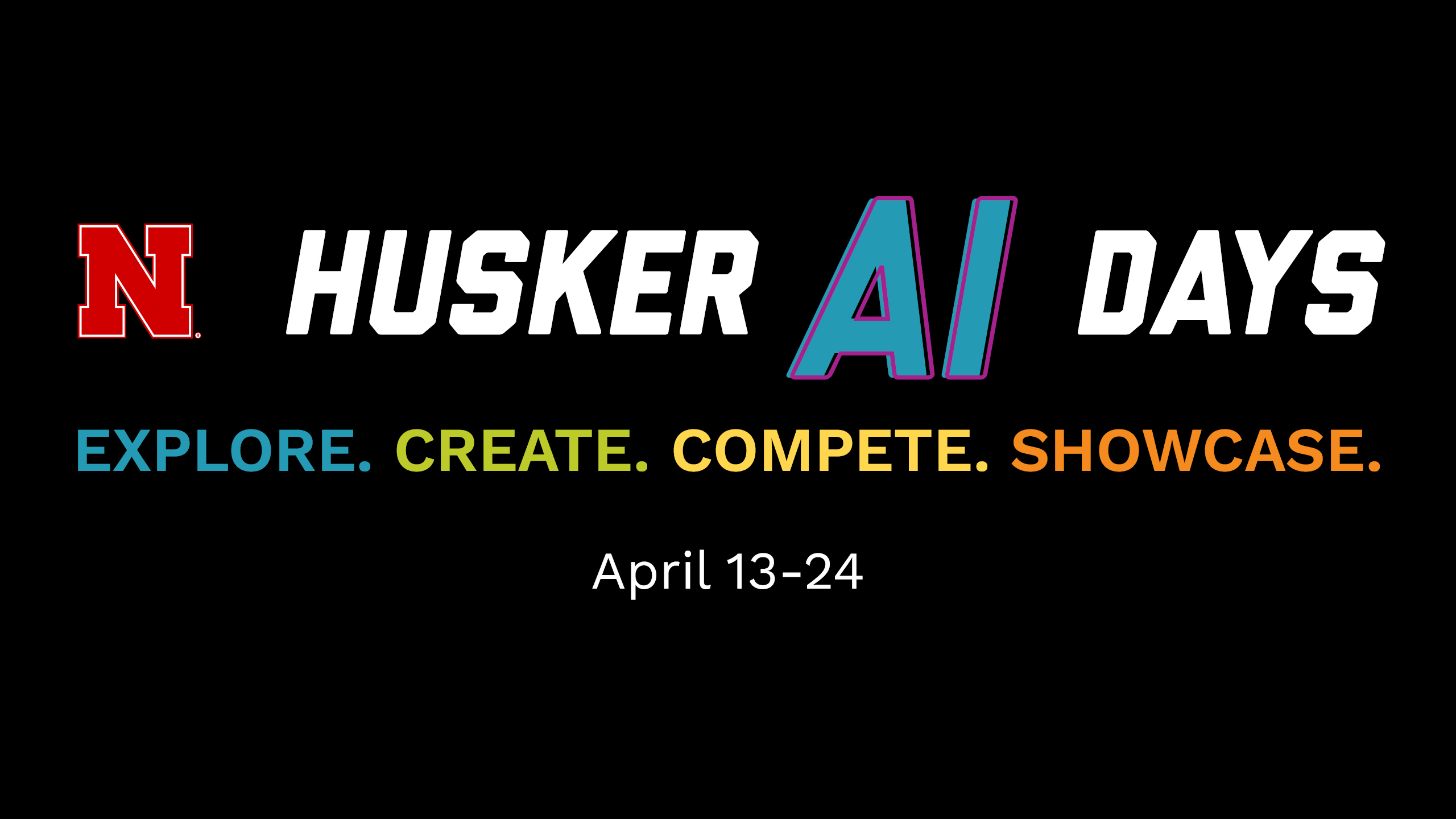 Husker AI Days, April 13-24 