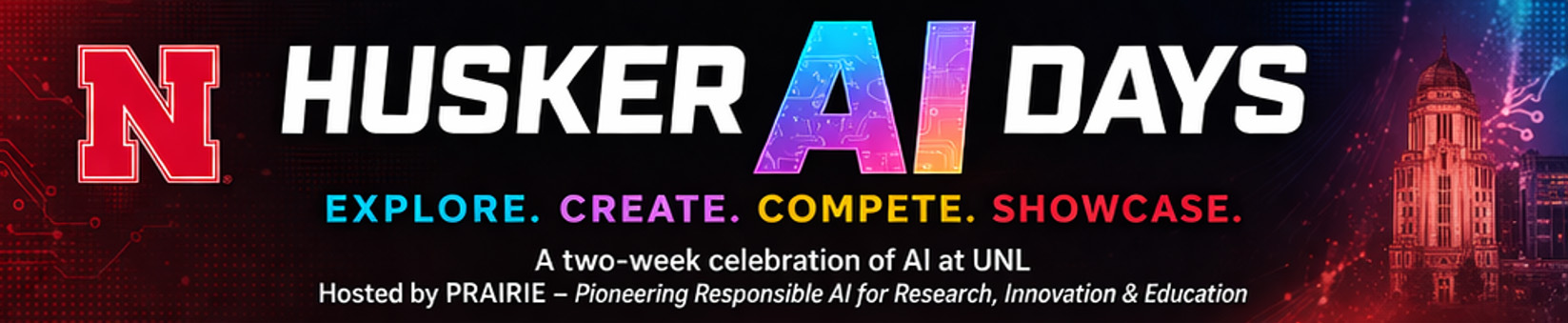 Husker AI Days are scheduled for April 13-24.