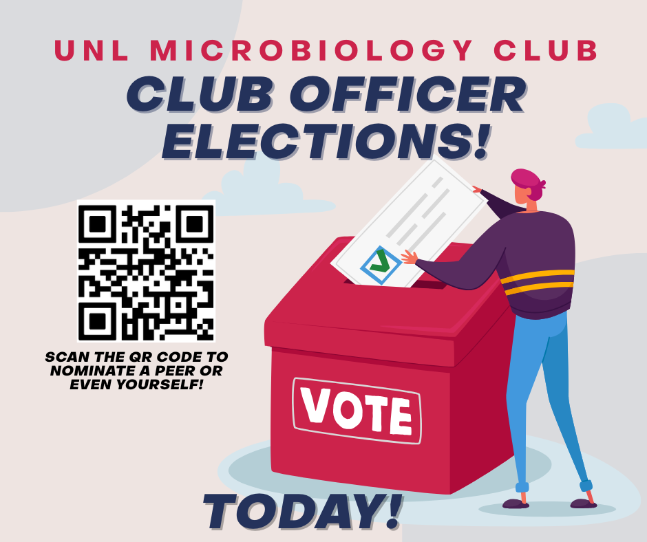 Officer Elections open thru April 14th. Scan the QR code to sign up!