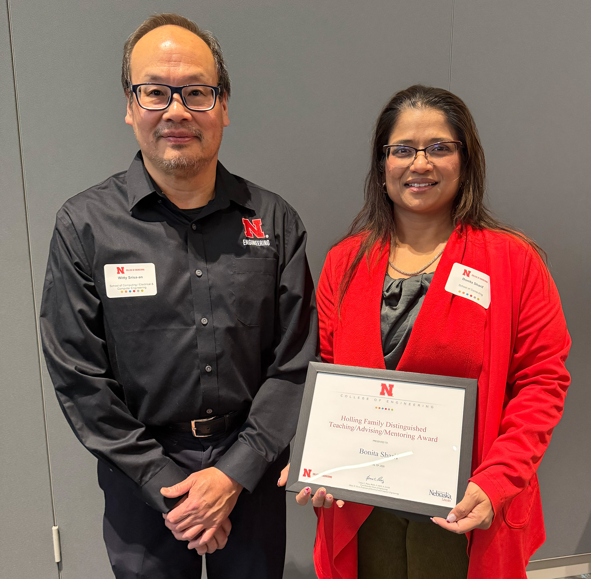 Witty Srisa-an and Bonita Sharif