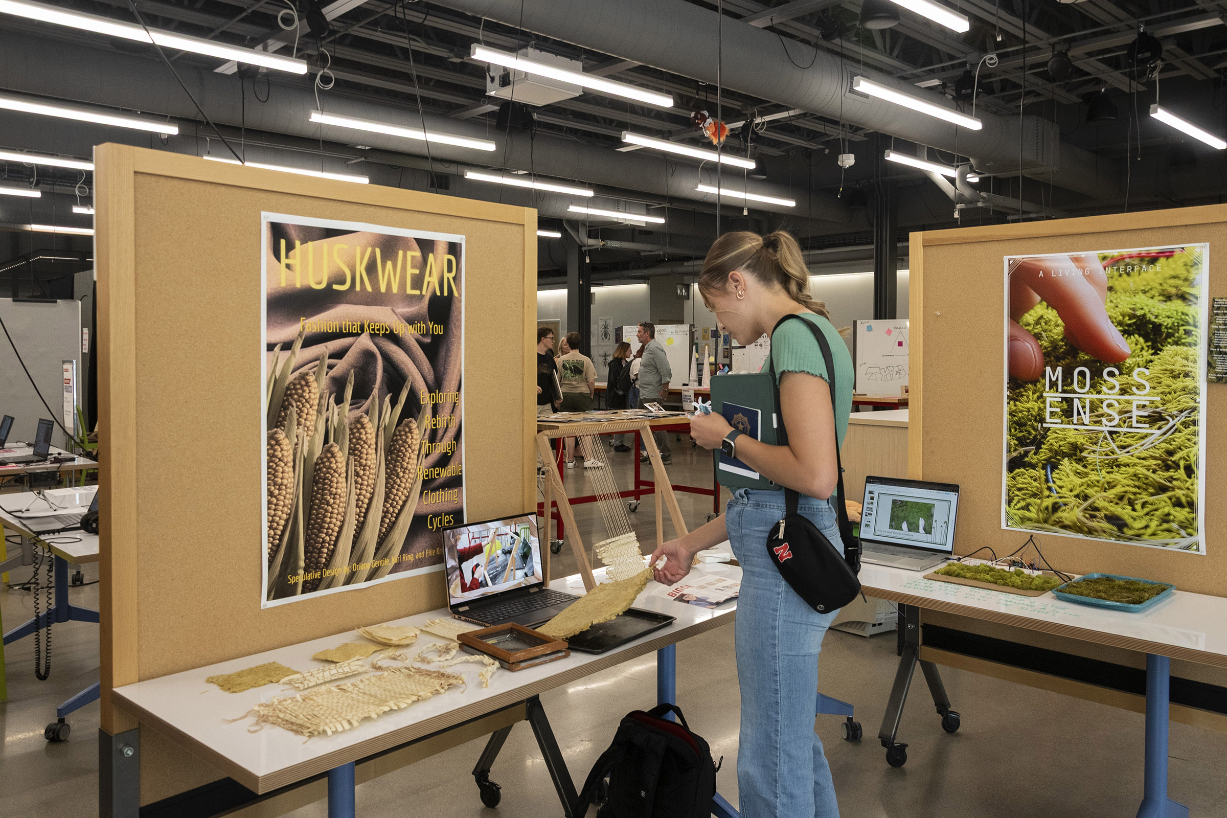 Emerging Media Arts Open Studios will take place on Friday, May 1 from 5-8 p.m. in the Johnny Carson Center for Emerging Media Arts.