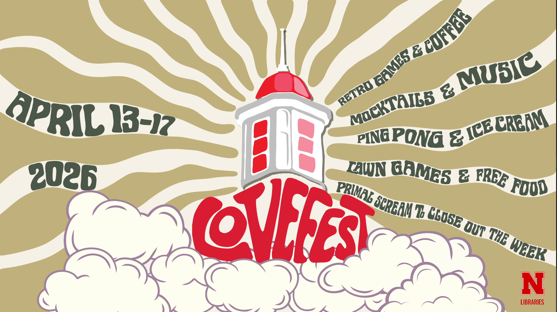 Love Fest is April 13-17, 2026.