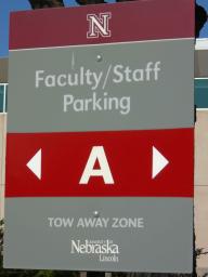 A Permit Parking sign