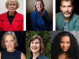 Clockwise from upper left:  Valery Wachter, Karen Benson, Adam Jefferis, Sydney Kwasa, Barb Schmit and Lori Adams.