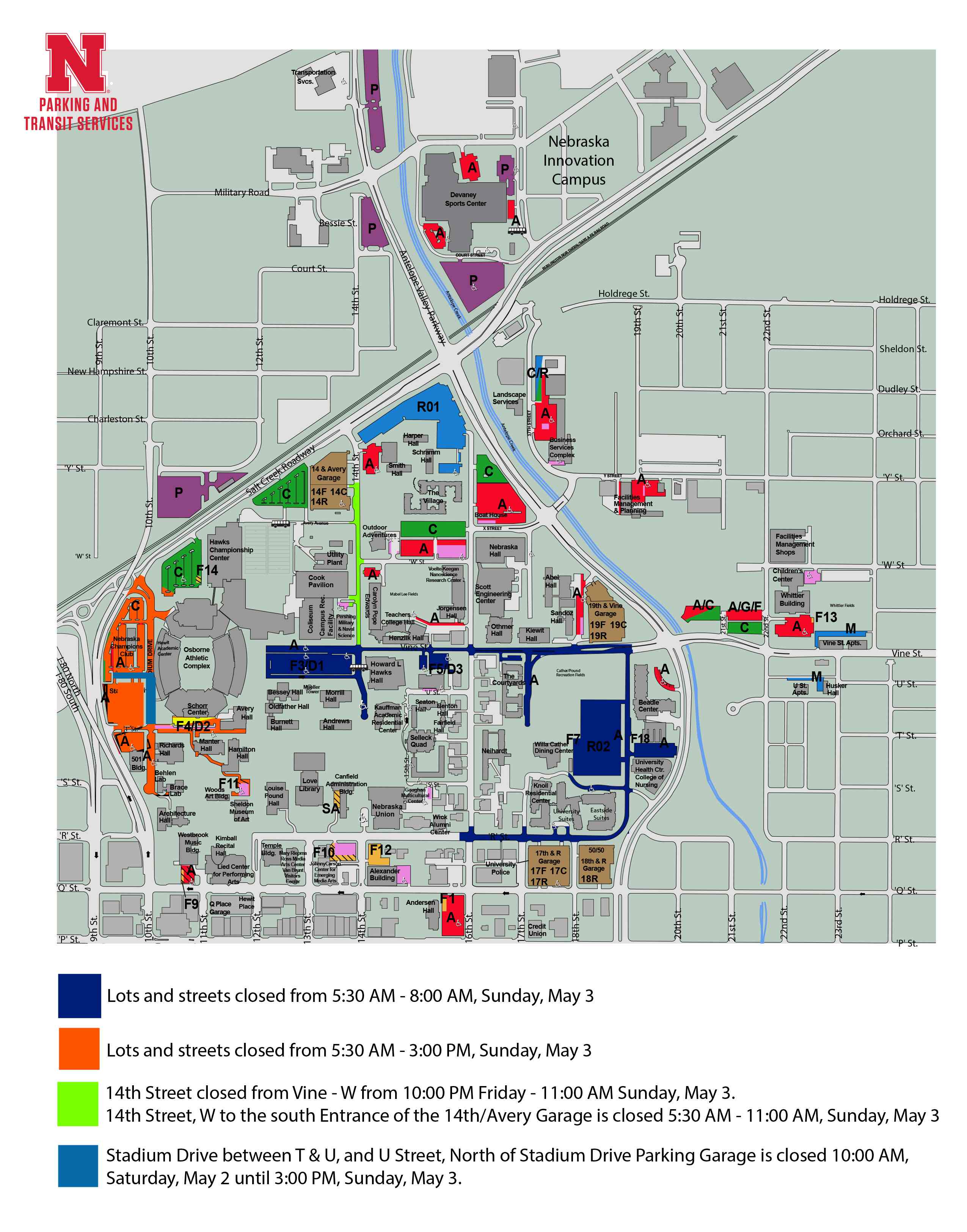 Marathon campus map