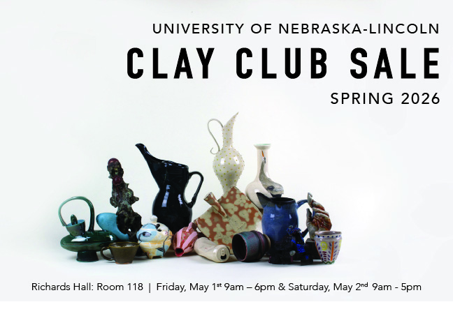 The Clay Club&rsquo;s spring sale is May 1-2 in Richards Hall Rm. 118. A photo and printmaking sale will also be held on those dates in Rm. 112.