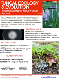 Fungal Ecology & Evolution Course PLPT 003