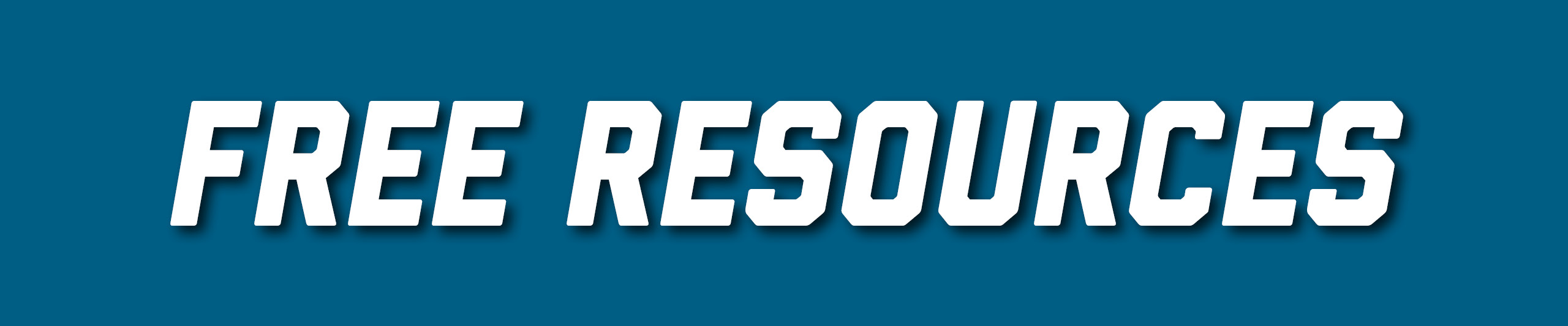 Header - Free Resources 