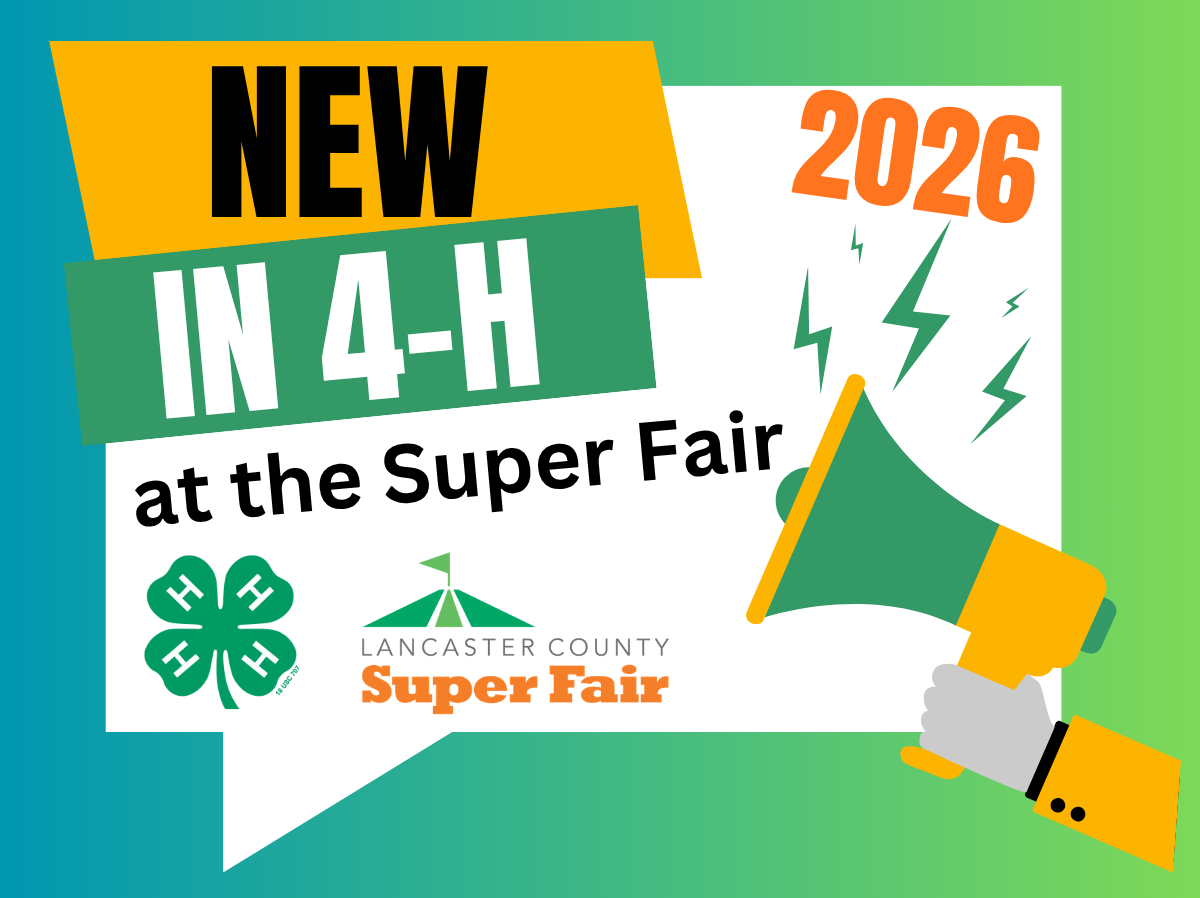 New in 4-H at the Super Fair 2026