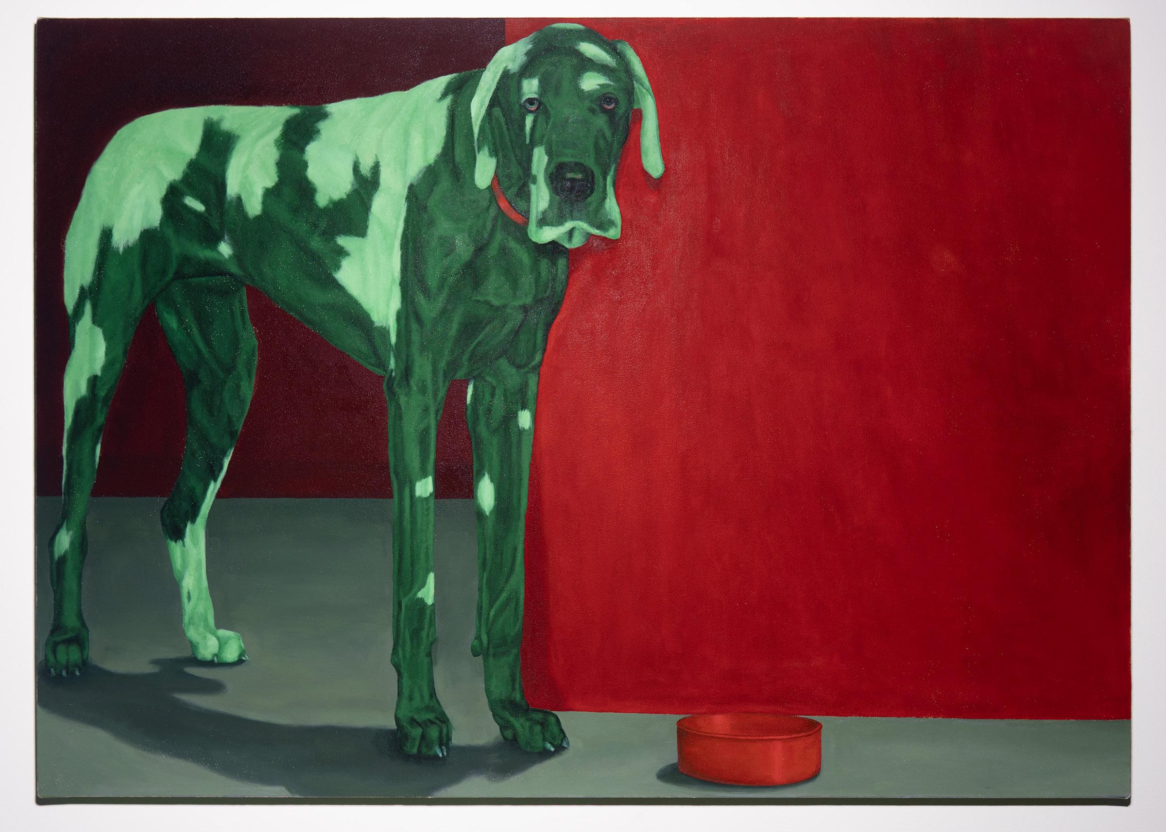 Niko Rurik, &ldquo;Bowl,&rdquo; oil on canvas, 35&rdquo; x 49&rdquo;, 2026.