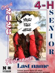 Class of 2026 4-H Senior poster prototype offered to be on display at the Lancaster County Super Fair